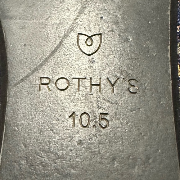Rothy's The Bow Point Evening Metallic Flat - Picture 8 of 9